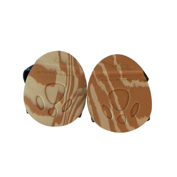 Build A Bear Clothes Pink Floral Shirt & Denim Skirt Sandals Sequin Purse Hanger - Picture 9 of 9